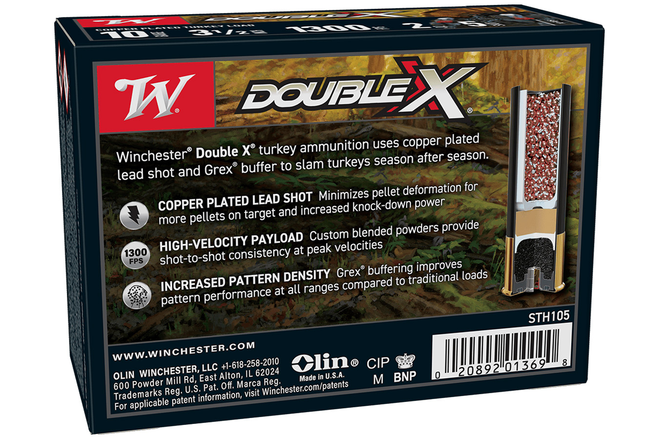 Winchester 10 Gauge 3-1/2 Inch 2 oz #5 Shot Double X 10/Box